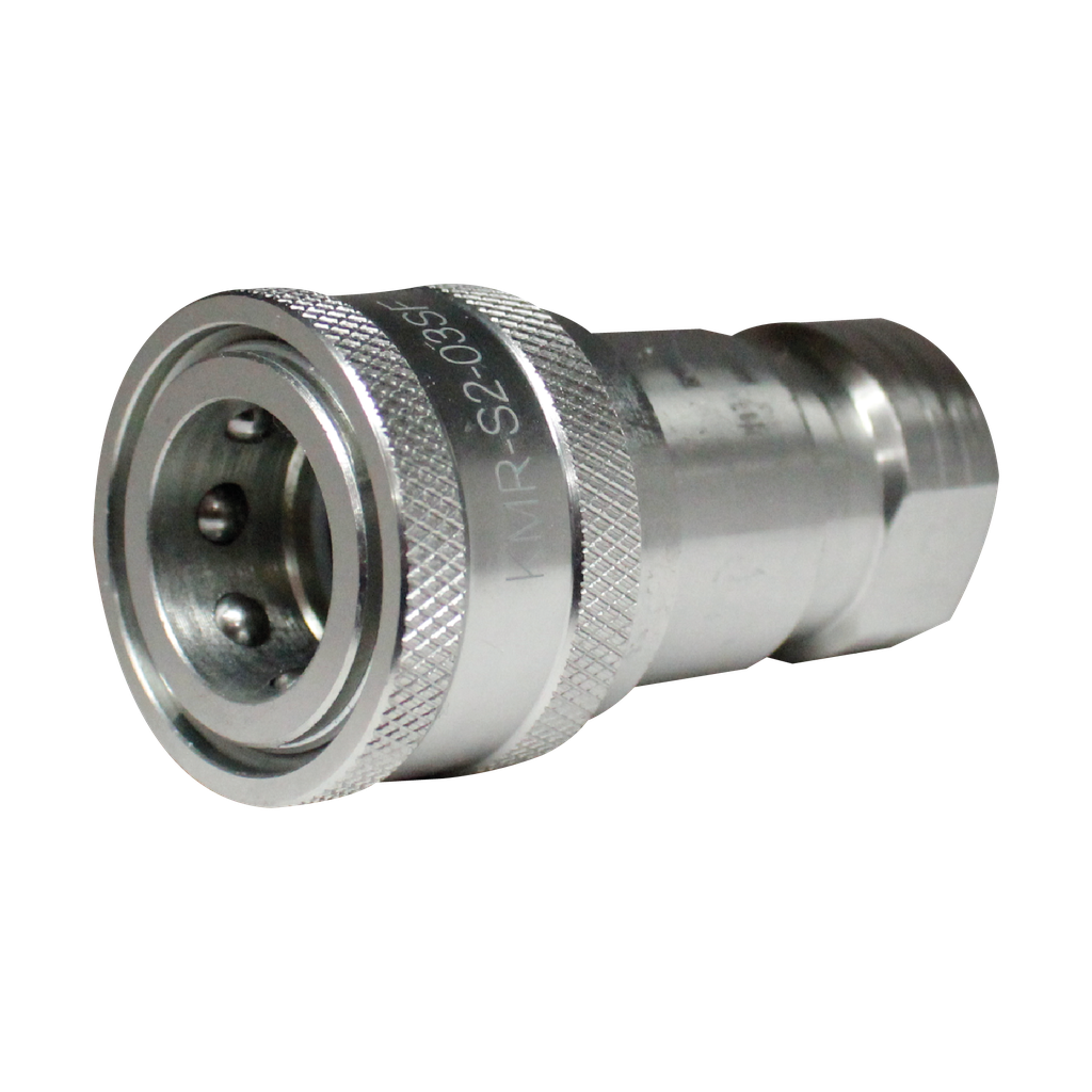 Cople Hidráulico Hembra Aguja Ind- Hembra NPT (3/8") ISO7241 B