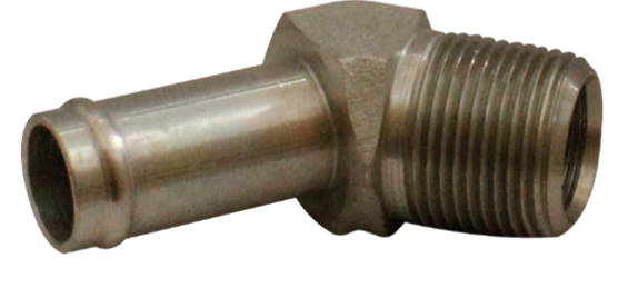 VASTAGO PARA MANGUERA 45° A MACHO NPT