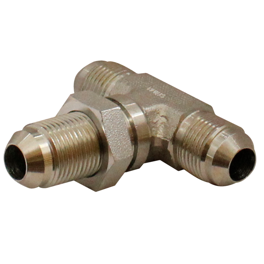 [2703-LN-16-16-16] Tee Unión JIC 37° pasamuros central con Tuerca