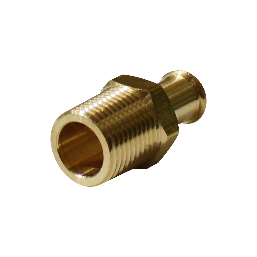 [BB-09-06-04] Espiga lisa con borde burbuja Macho 3/8*1/4