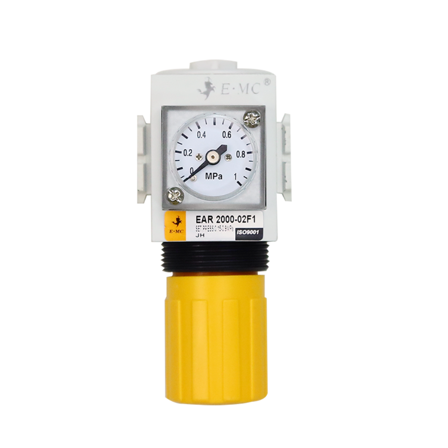 [EAR4000-04F3] EA4000-04F3 Regulador, 1/2" BSP manómetro cuadrado, 145 PSI