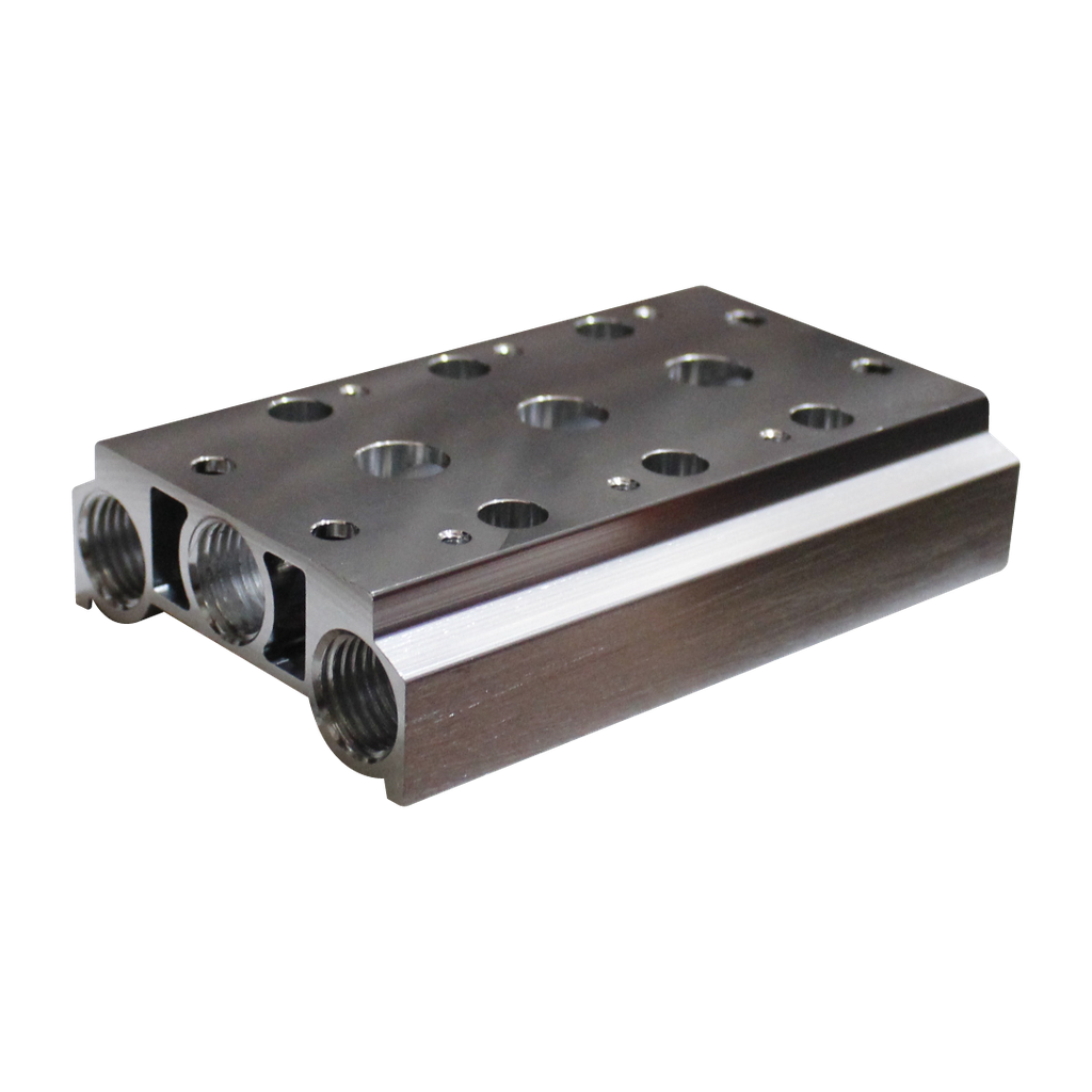 Manifold placa base, 3 estaciones