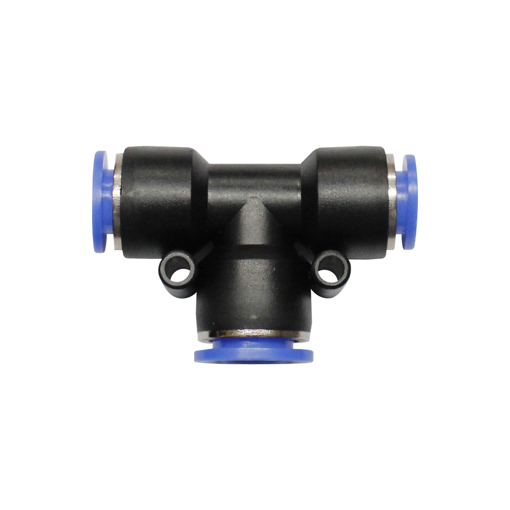 Conexión "T" diámetros laterales 12 MM diámetro central 16 MM