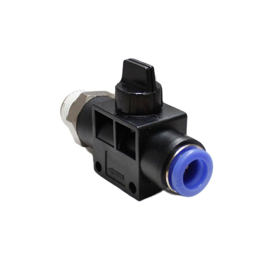 [HVFS 10 3-8] Válvula de Cierre manguera 10 MM cuerda 3/8" BSP