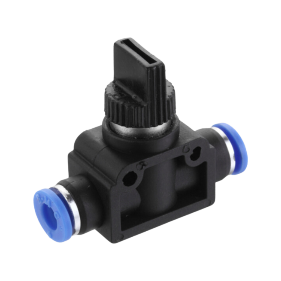 Válvula de Cierre manguera 8 MM a manguera 6 MM