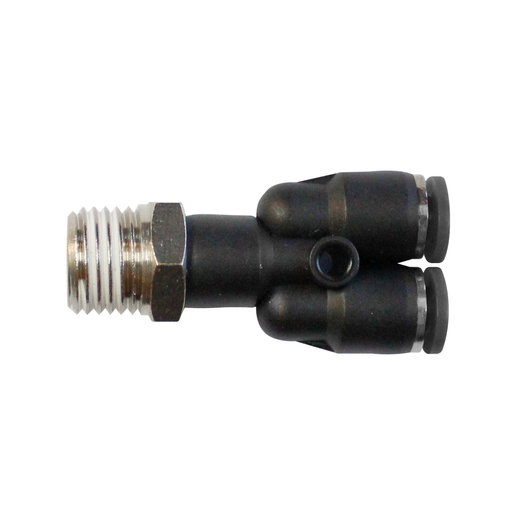 [PWT 1-4 1-4] Conector "Y" Diámetro manguera 1/4 X 1/4'' NPT