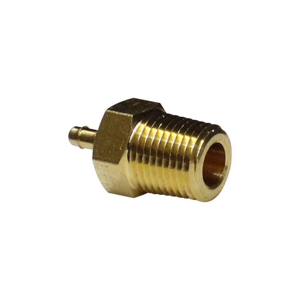 CONECTOR MACHO ESPIGA PARA TUBING PLASTICO 1/4 x 1/16