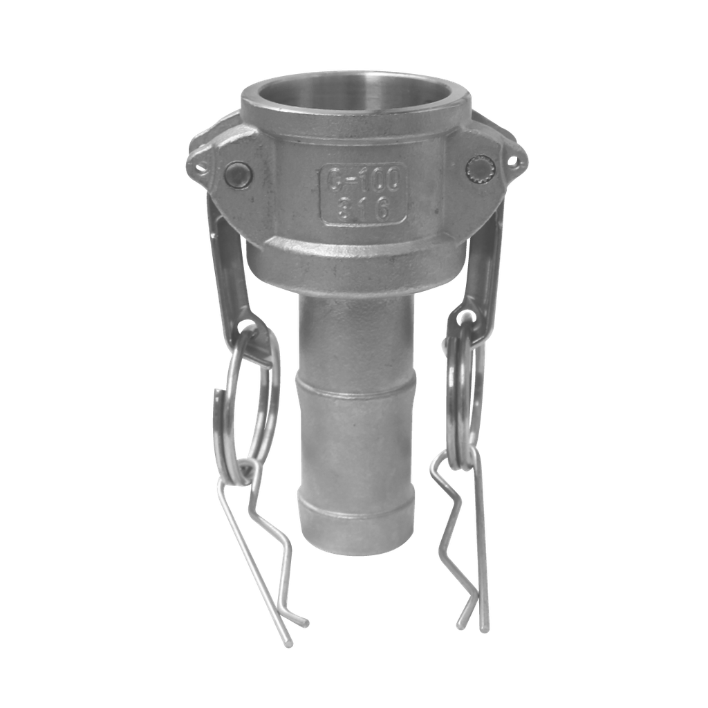 Camlock Acero Inoxidable 304 parte C de 4"