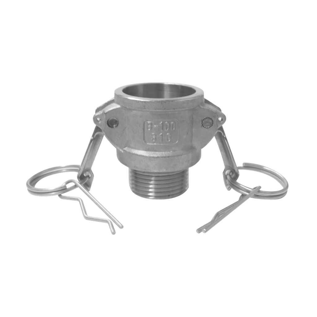 Camlock Aluminio parte B de 6"