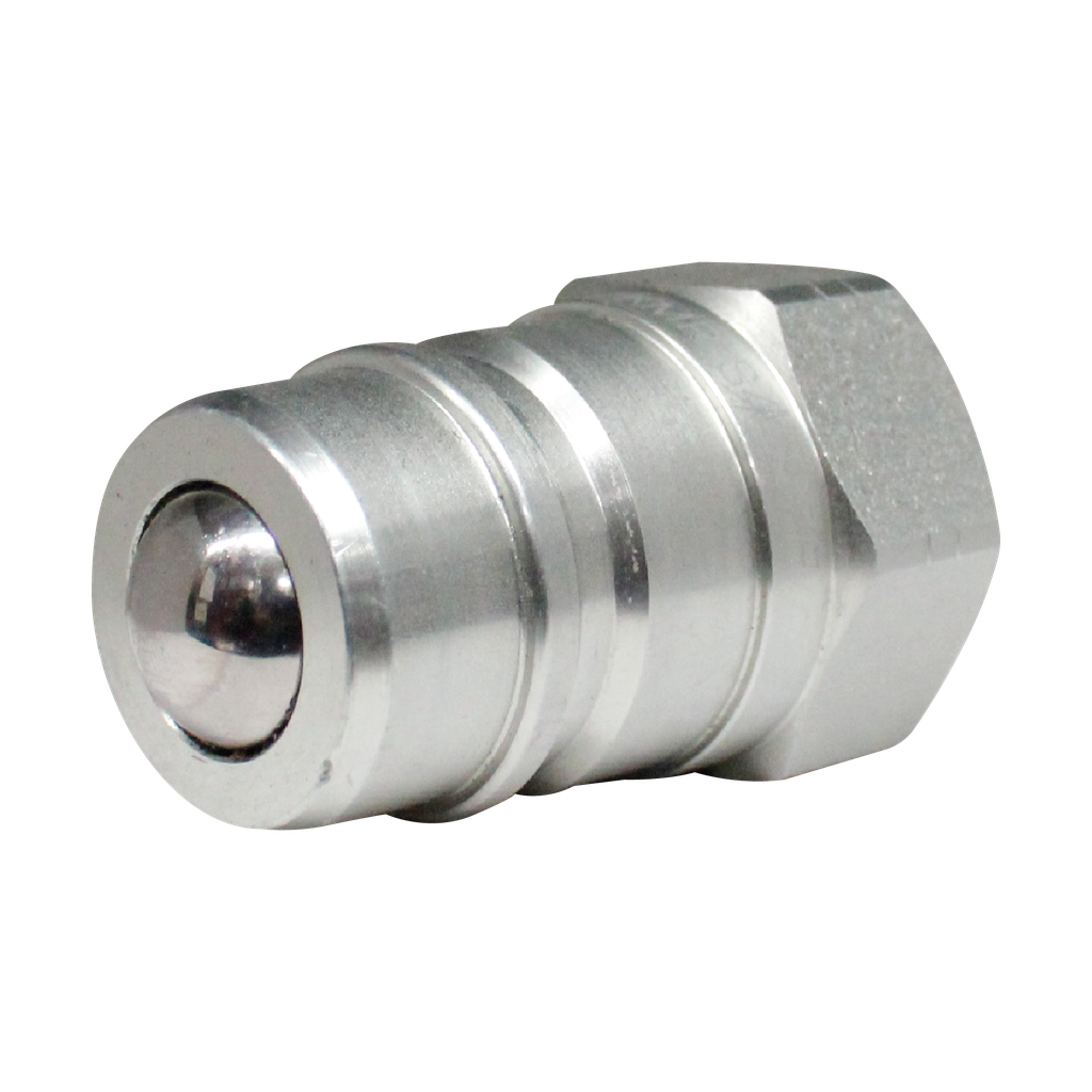 Niple Hidráulico Agricola válvula bola- Hembra SAE ORB (1/2")