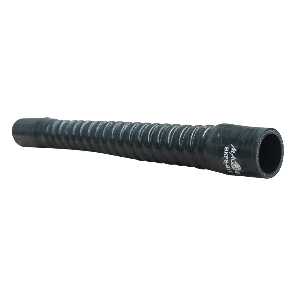 MANGUERA FLEXIBLE DE SILICON 2" X 11" DE LARGO NEGRO