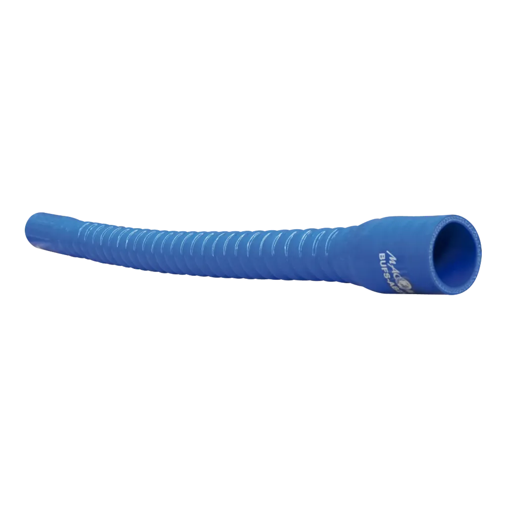 MANGUERA FLEXIBLE DE SILICON 4" X 1M DE LARGO AZUL