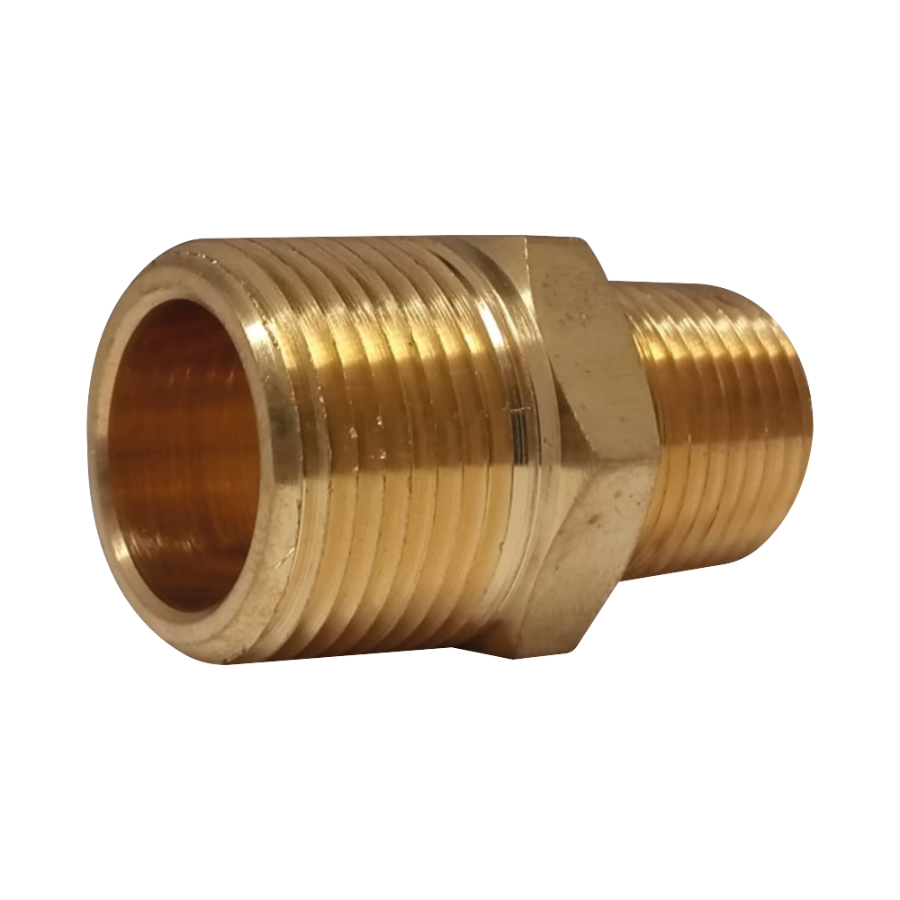 [R-123B-04-02] NIPLE HEXAGONAL  REDUCTOR 1/4 A 1/8