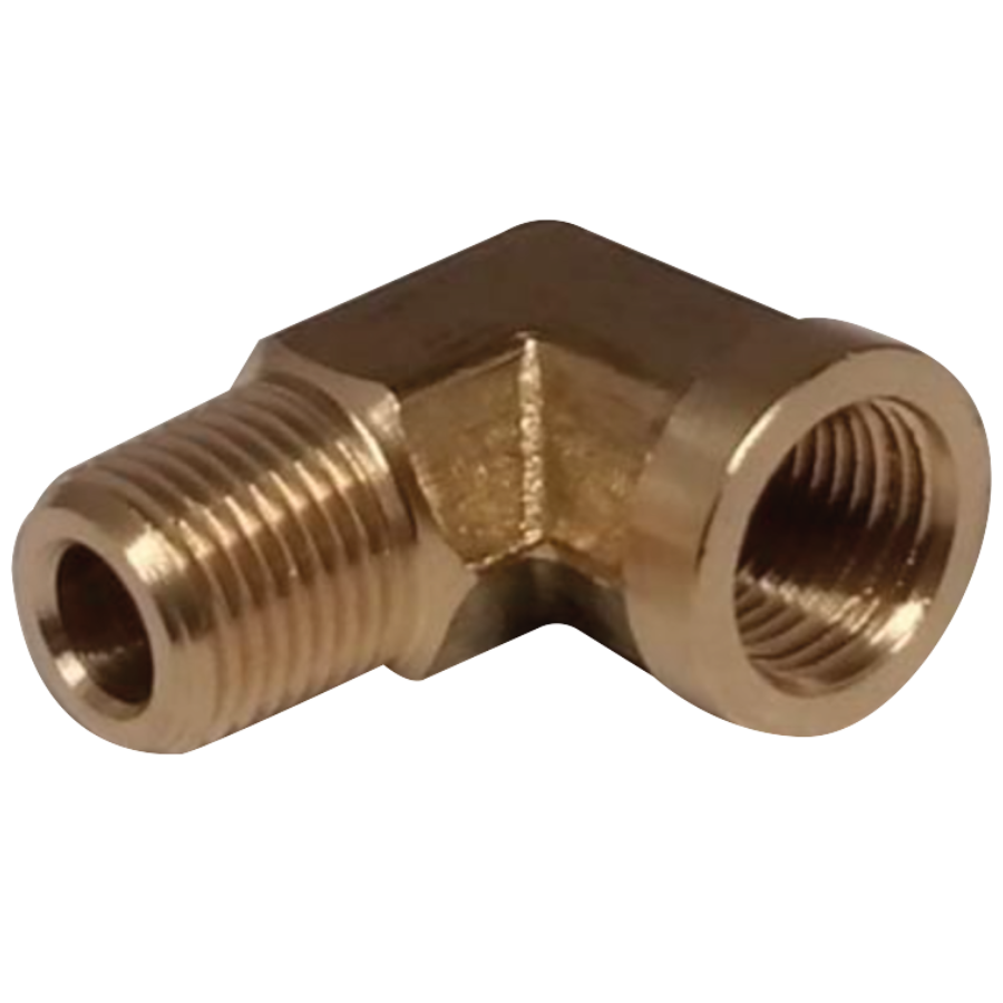 [R-116B-04] Codo a 90° Hembra- Terminal Macho 1/4