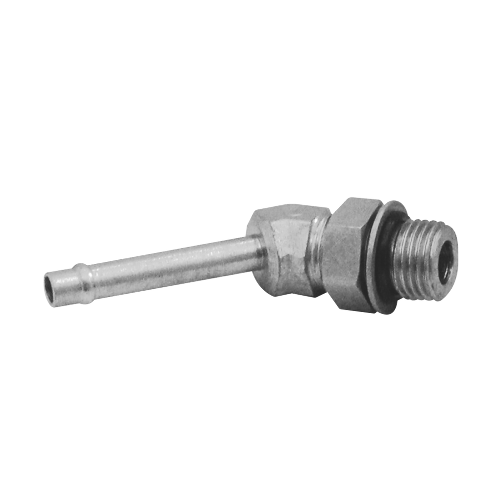VASTAGO para manguera codo a 45° a Macho Oring Boss