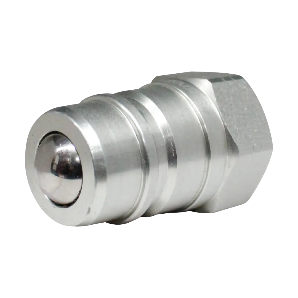 [KMR-S4-04PF] Niple Hidráulico Agricola válvula bola-Macho NPT   (1/2")