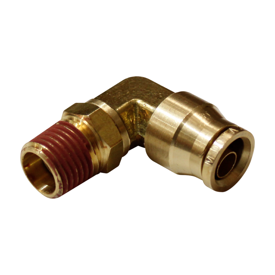 [RQ-69S-DOT-04-04] Codo a 90° Macho Giratorio 1/4  1/4